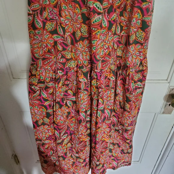J. Crew Colorful Floral Pattern Dress - Picture 5 of 8
